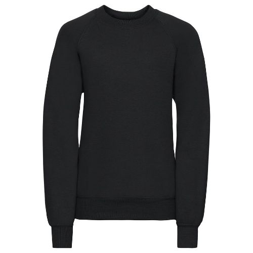 Russell Europe Kids Raglan Sleeve Sweatshirt Black